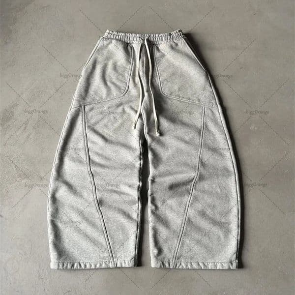Street Hiphop Goth Harajuku Fashion Versatile Straight Wideleg Pants Men American Retro Y2K Casual Loose Trousers Women 251024BJ