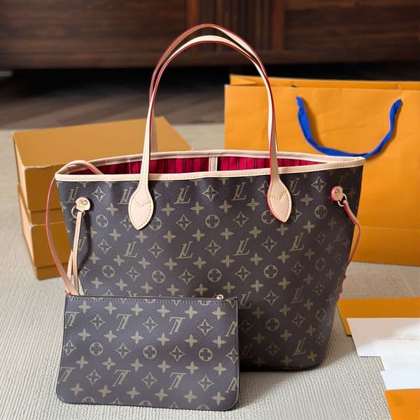 Luxury Bags Designer Bags Shoulder Bags Tote Bags Women Leather Handbags High-Quality nevefull Bags Wallets Fashion Capacity Shopping Bag Luxury Fashion Bags