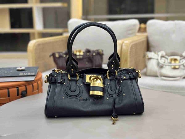 12a Top quality paddington bag designer bag women handbag shoulder bag meatal fittings classic oversized lock real leather crossbody 26cm 36cm GE1W