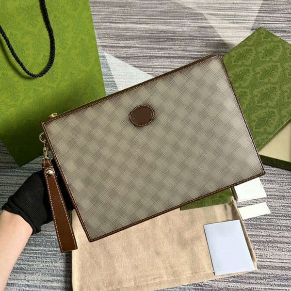 Luxury Zipper Wallet Laptop Bag Card Holders Womens Mens Handbag Designer Bag Notebook Computer Bag Hand Bag Tablet PC Clutch Bag B6BGU672953