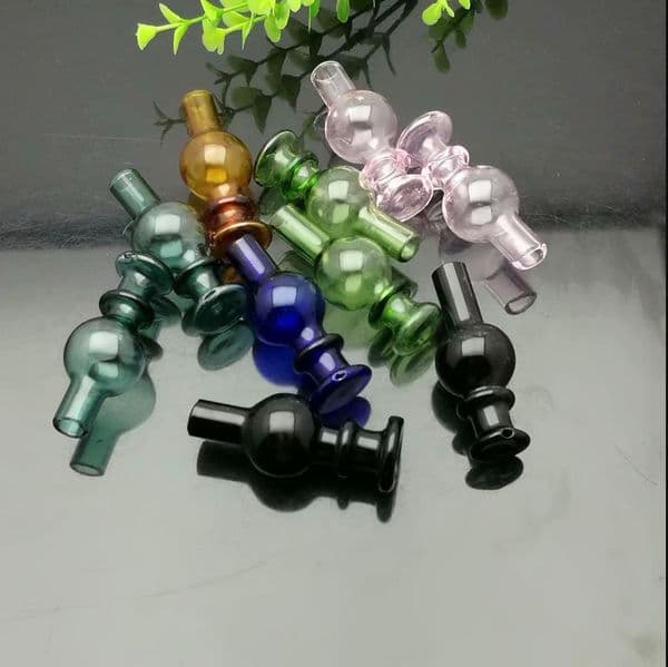 Glass Pipes Smoking Hand-blown Beautifully Handcrafted Smoking Pipe Colored ball glass suction nozzle