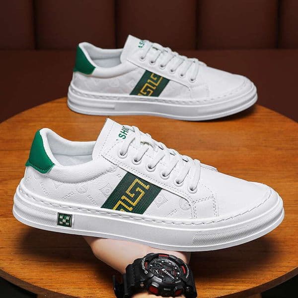 Luxury Brand Designer Shoes Autumn Sneakers Low-Top Versatile Breathable Sports White Men's Trendy Shoes