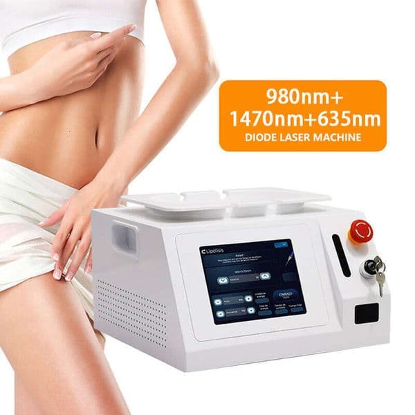 Ace Factory Price 980Nm 1470Nm 635Nm Diode Laser Lipolysis Machine 980Nm Diode Laser Body Slimming Cellulite Reduction Fat Dissolving Machine