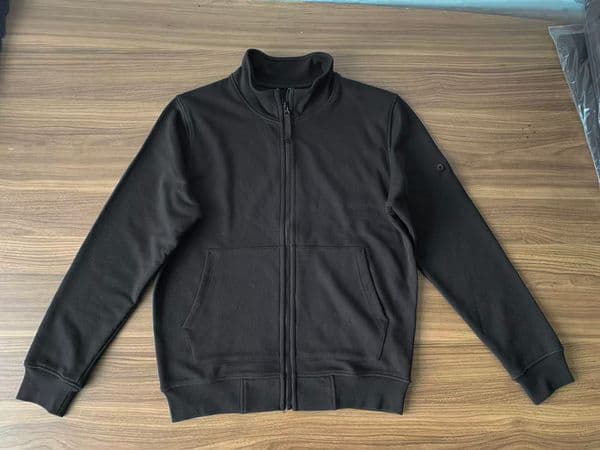Men's Cotton Half Zip Sweatshirt Casual Sports Long Sleeve Top Spring Autumn