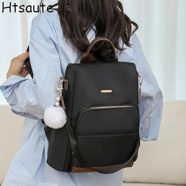 Solid Color Oxford Cloth Female Fashion Large Women Backpack Travel Bag School Cute Waterproof Sports Bags For 260416BANJIA