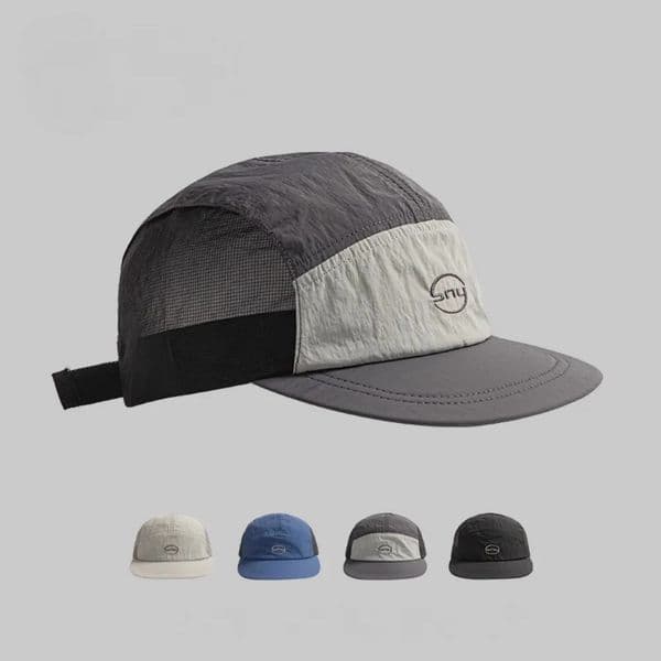 Korean Letter Embroidery Baseball Cap ed Hat Breathable Mesh Quick Drying UV Protection Simple ins Style Lightweight 260415