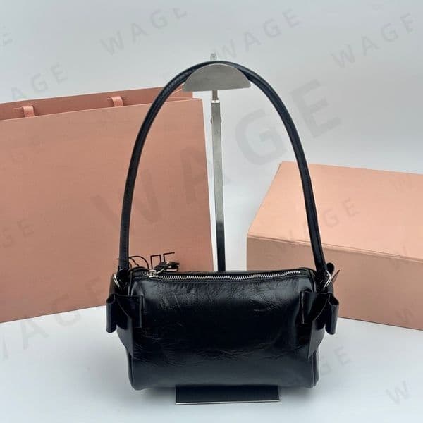2026 New Bowknot Underarm Bag for Women, Fashion Top Handle Shoulder Purse, Elegant Mini Bucket Bag, Versatile Crossbody Bag for Daily Use-2
