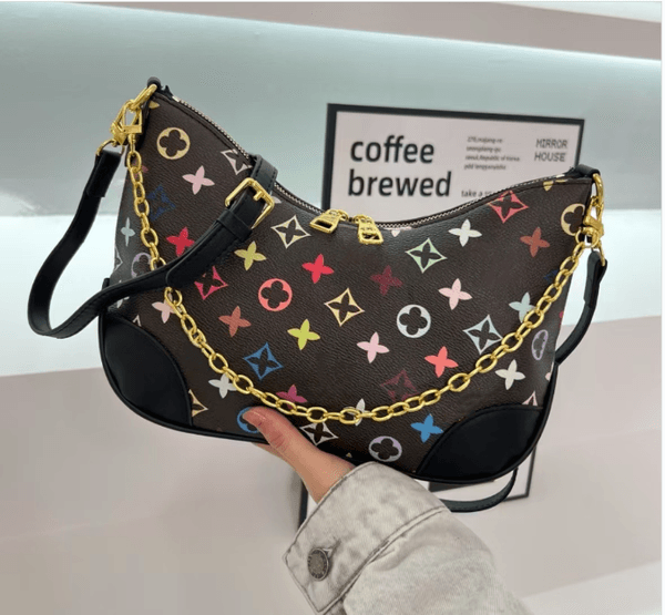 Designer Shoulder bags Crossbody Bag Loop Croissant Hobo Chain Luxury Purse Cosmetic Half moon Pouch Brown Handbags Borsa PRPU sling bag Tasche 2026