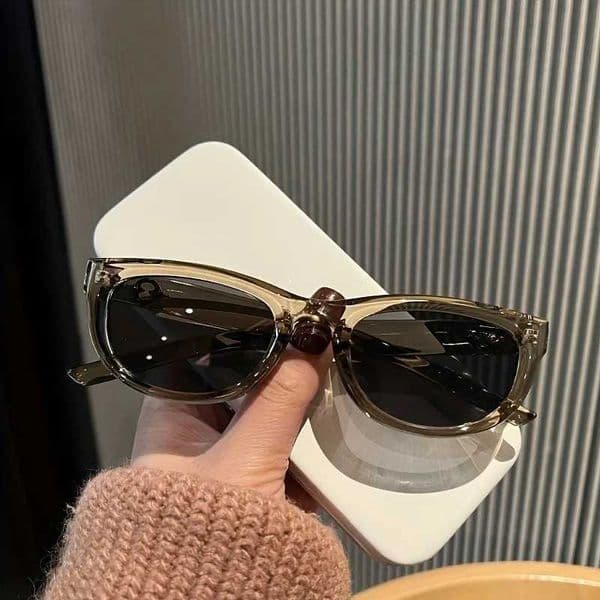 1pcs New Fashion Cat Eye Sunglasses Retro Luxury Irregular Oval Womens Sunglasses UV400 J260417