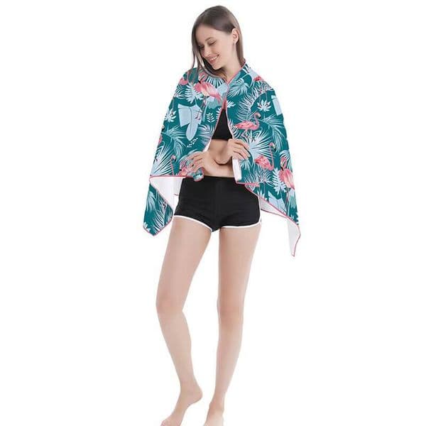 Ultra-fine fiber travel towel quick-dry for swimmers sand-resistant beach towel Blanket Y260525