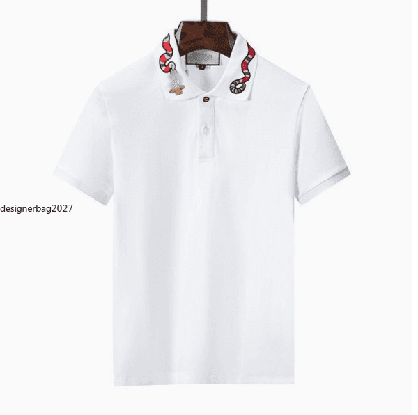 2026 Designer men's T-shirt men's designer lapel short sleeved retro lapel top embroidered letter short sleeved casual slim fit high-end Polos shirt