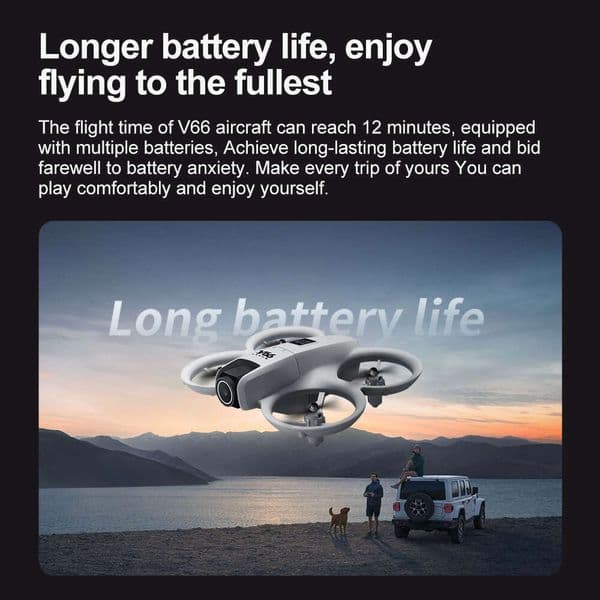 New Product V66 Remote Control Aircraft Dual Camera Altitude Hold Aerial Photography Drone Kuhangxin 2026Q3