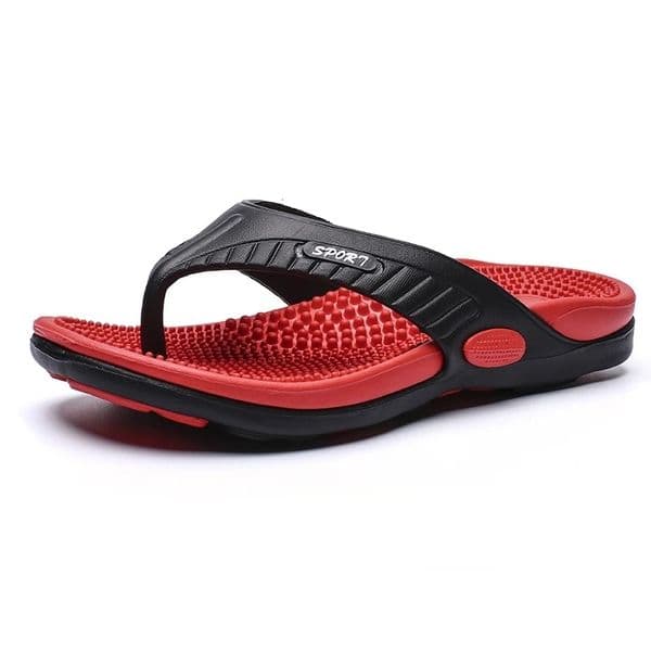 Massage Flip Flops for Men Summer Breathable Beach Shoes Sandals Plus Big Size Slippers y260407