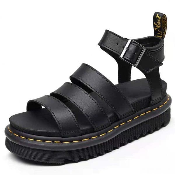 Summer New Women's Roman Open Beach Shoes Women Thick Sole Peep Toe Sandals
