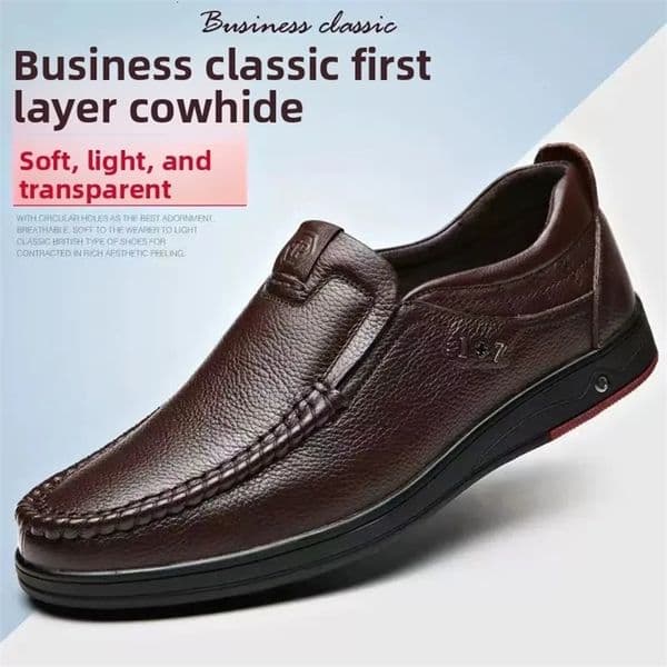 Szie 38-48 Cow Leather Shoes for Men Winter Fashion Shoe Mens Dress Shoes Solid Color Wedding Shoes Zapatos De Hombre 251111BJ
