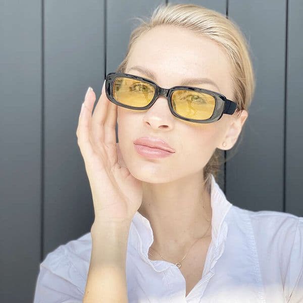 2026 new vintage cat eye for women fashion trend oval small frame crossborder sun protection glasses sunglasses designer