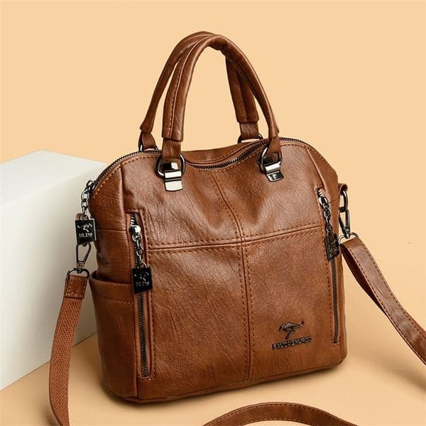 High Quality Leather Backpack Women Shoulder Bags Multifunction Travel Backpack School Bags for Girls Bagpack Mochila260324ww