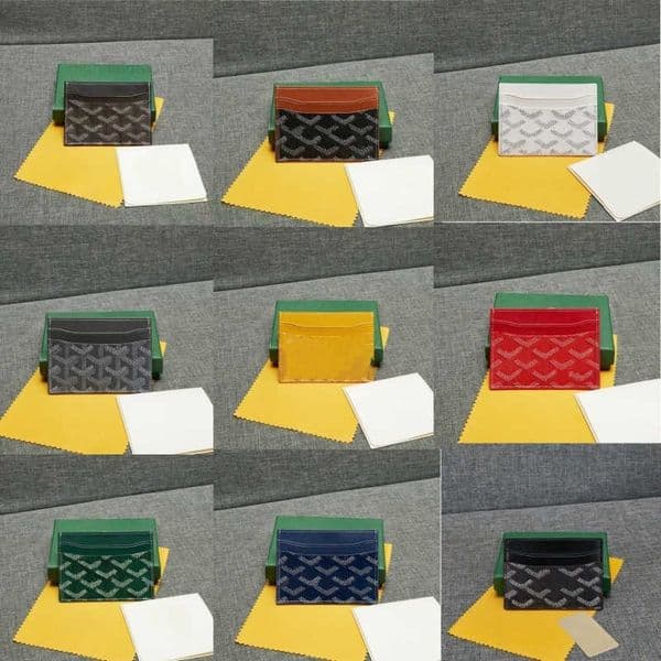 10A card holder wallet card designer Card luxury Purse Mini mens wallet designers women Wallets Key Pocket Interior with box quality genuine leather balck
