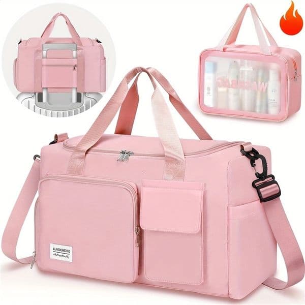 Fitness Sports Travel Bag Waterproof Duffel Weekender - Versatile Sports Travel Gym Bag with Dry Wet Separation 260317BJ