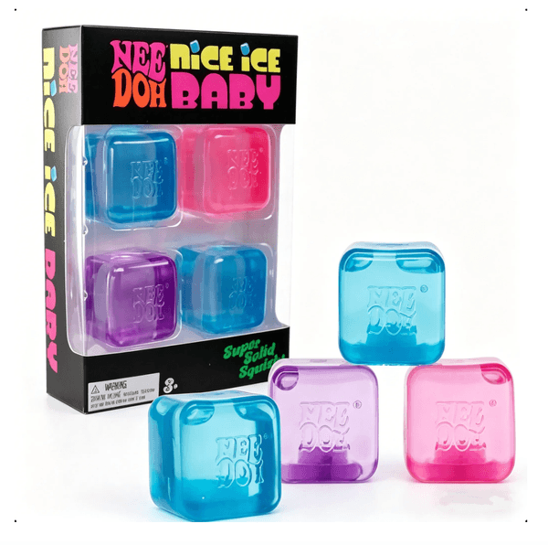 DHL/UPS/FEDEX NeeDoh 4pcs Nice Ice Baby Shaped Sensory Toys Stress Relieving and Ventilating Toys