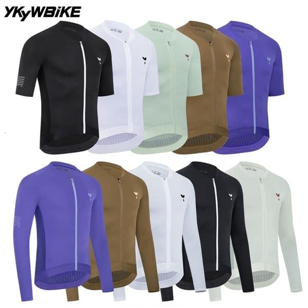 YKYWBIKE 2026 Mens Cycling Summer Spring Bicycle Shirt Road Bike Maillot Pro Team Breathable Clothes 260327