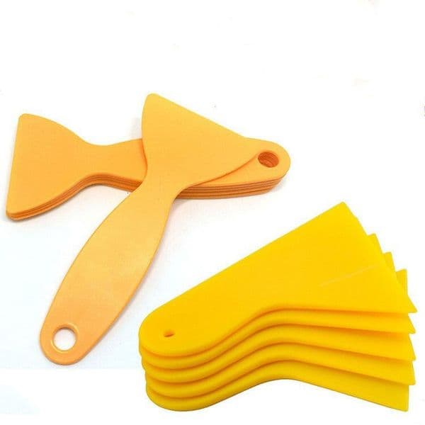 Yellow Car Special Small Triangle Gourd Plastic Scraper Film Tool