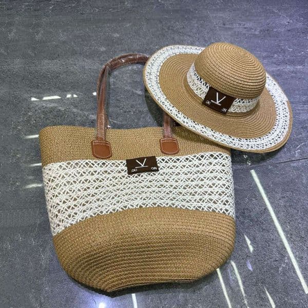 10A designer bag Straw Bag Beach Women Tote Designer Shoulder Shopping Bags Oversized Raffia Shopping Bag free shipping free complimentary woven hat
