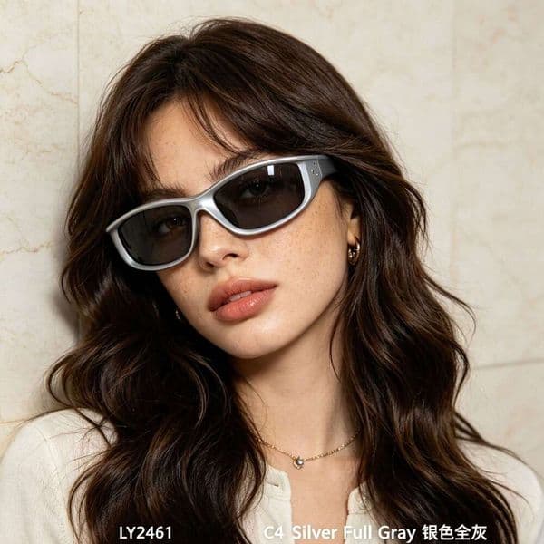 Cross-Border Y2k Hot Girl Sunglasses Retro Sunglasses Women UV Protection Stylish Photo Shoots, Small Square Frame, Sun Protection High-Quality High-Quality