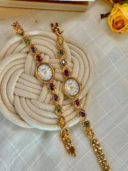1 Piece of HighEndC olorfuledT ourmalineG emR hinestoneI nlaidA ccessibleL uxuryR etro 260416