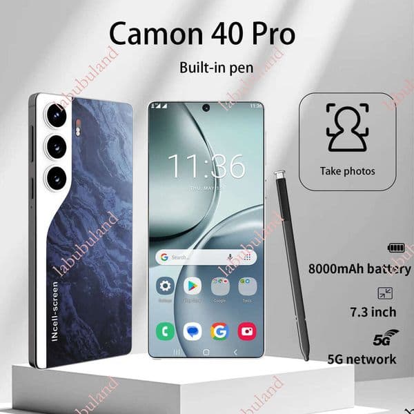 Cugo smartphone Camon 40 Pro with built-in pen all-in-one device, large screen Android 8.1 (1+16GB)