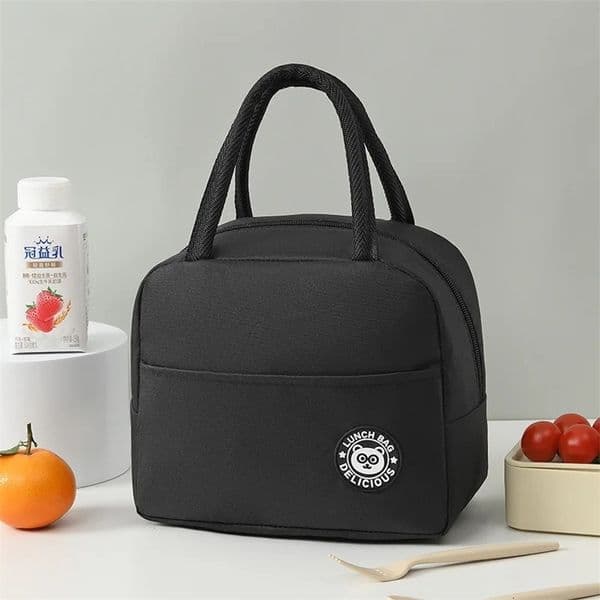Portable Lunch Bag Thermal Insulated Lunch Box Tote Cooler Bag Bento Pouch Lunch Container School Food Storage Bags 251219BJ