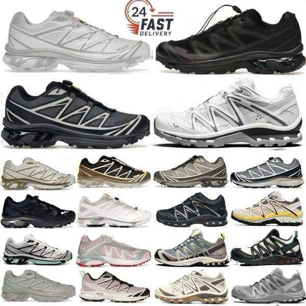 Designer Outdoor Hiking Xt-6 shoes men women XA-PRO-3D XT-4 XT-Q Quest Triple Black Silver Metallic White Lunar Rock monument Wren Kangaroo Sneakers