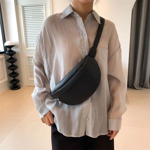 Fashion Women Waist Bag Soft Leather Fanny Pack Chest Pack Belt Bag Casual shopping Shoulder Crossbody Bags Phone purse 251111BJ