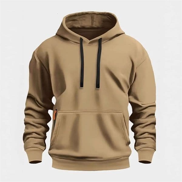 Mens Autumn Winter Sweatshirt Casual Sports Pullover Pocket Zipper Hoodie 250708BJ