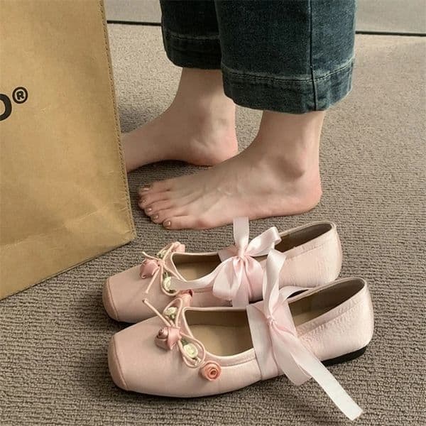 Fashion Versatile Women Shoes Spring Round Flat Shoes Lightwe Non Slip Ballet Shoe Comfor Mary Jane Shoes Simple Casual Shoe 260303BJ