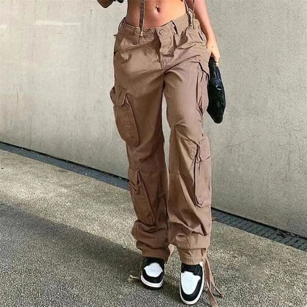 European and American Womens Street Hip Hop Style Low Waist Fashion Trendy Workwear Denim Casual Pants for Women 251029BJ