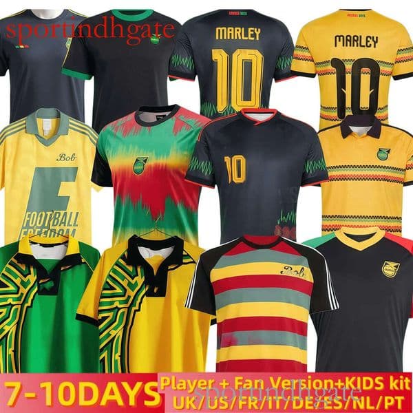 MARLEY Jamaica Soccer Jerseys 2026 World Cup Football Shirts - Retro 1998 Home & Away Training Kits top quality