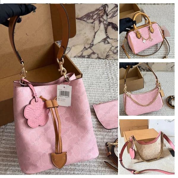 luxury bag Designer Bowling bag laurel shoulder bag rowan satchel tote bags handbag Crossbody hobo wallet pouch Women city shopping bag pink bag