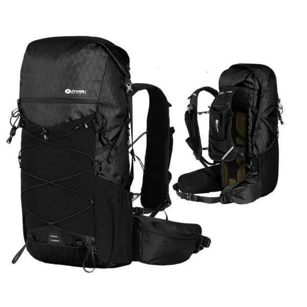Camp Hunt Knife ANMEILU Camping 40L Large Capacity Waterproof Climbing Bag Ultralight Travel camp equipment Man Backpack Outdoor Hiking