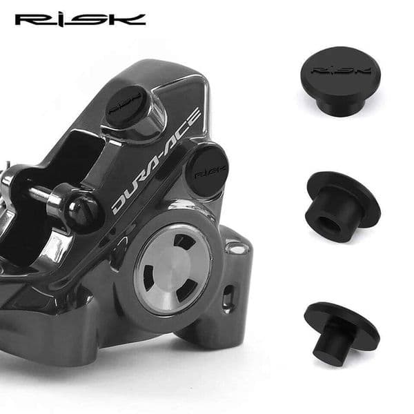 RISK Silicone Hydraulic Brake Caliper Bleeder Cap And Bleed Screw Dust Cover For R7170 R8170 R9270 Bike