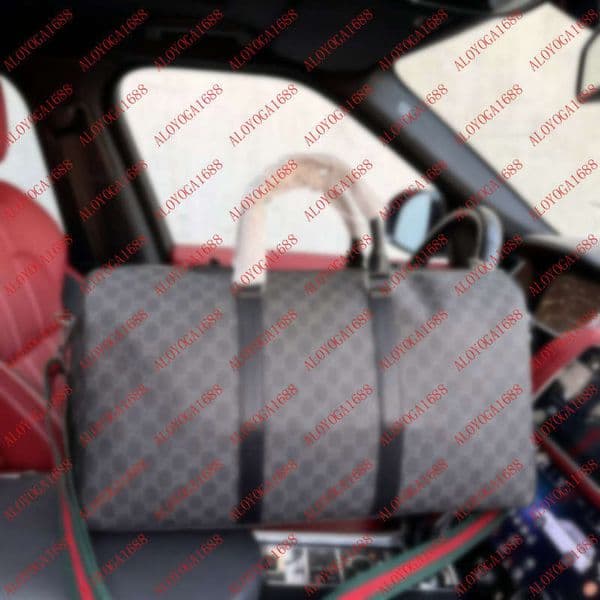 Duffel Bag Designer Mens Holdall Bestseller Branded Classic Print Outdoor Vacation Packs Genuine Leather With Canvas Neutral Luxury Women Luggage Travel Bag 50CM