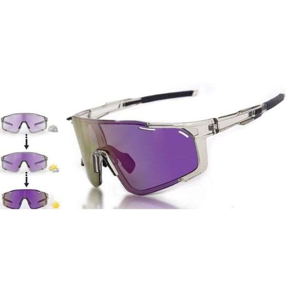 Outdoor Cycling Day And Dual-Use Color-Changing Windproof Goggles Night Riding Running Sunglasses Sports Glasses Chunjinqiuli Chunjinqiuli
