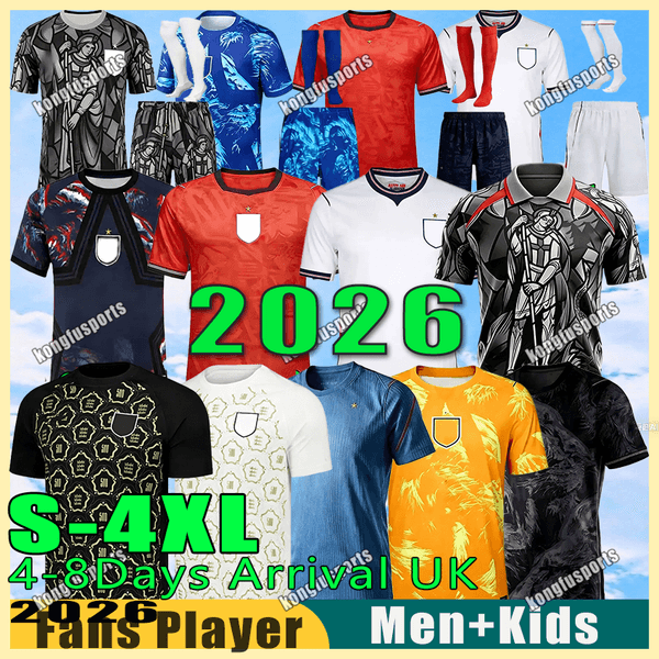 england world cup 2026 BELLINGHAM England Football Shirt england jersey Kids Kit england 26 27 Soccer Jerseys KANE SAKA RICE FODEN Women Long Sleeves Football Tops