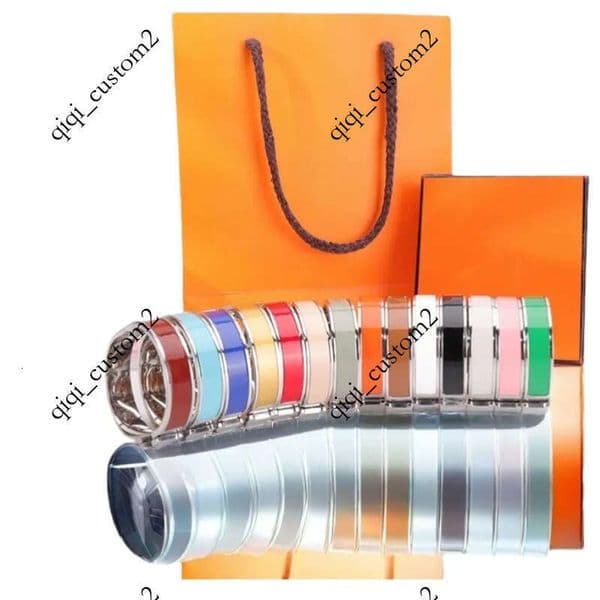 Enamel Rainbow Bracelets Man Women Cuff Fashion Bracelet Jewelry Jewelrys 19 Color and 2 Size Optional