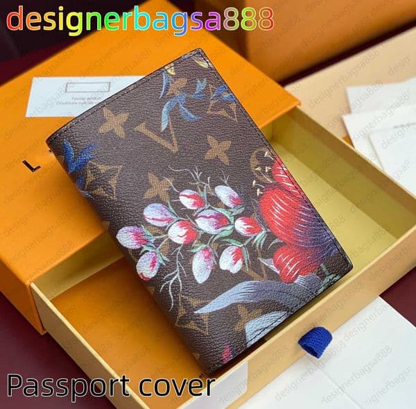 New passport cover Monogram Eden for the season holder designer for fashion luxury Classic passport card package Business checkbook ID leather passport 29397