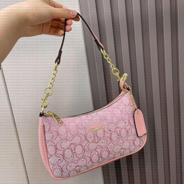 designer Luxurys shoulder totebag 10A tabby Designer Bags mini crossbody Women Classic Old Flower bag Casual Handbag Chain Half Moon Bag 2026
