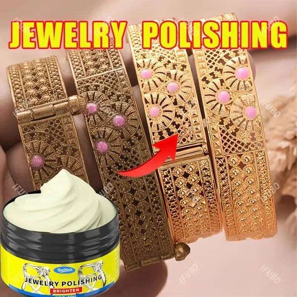 Jewelry Oxidation Polishing Cream -Golden and Silver Bracelet Necklace Polish Care for Rings,Earrings,Bangles,and Polished Shine