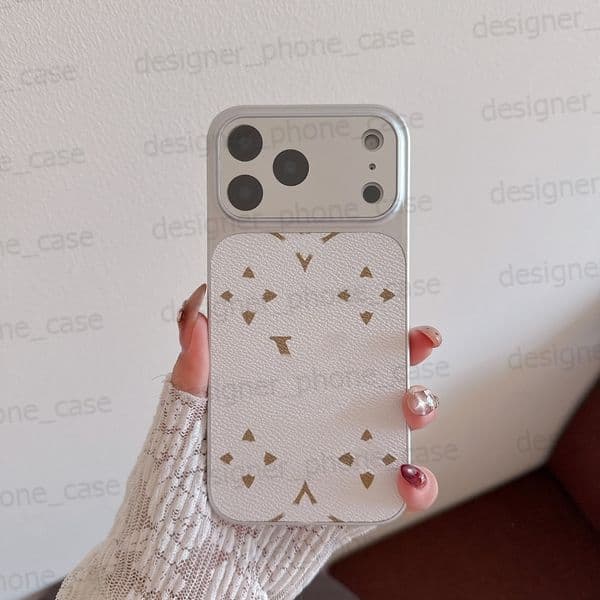 2026 New Fashionable Apple Phone Case, Suitable for 17 Pro Max 16 15 Pro 14 13 Luxury High Quality PU Leather Embossed Phone Protection Case Fully Covered Rear Cover