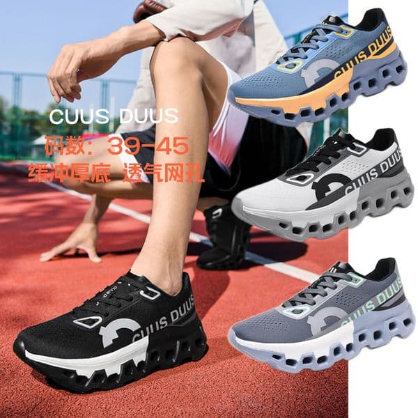 Hot new designer for mens running black white grey blue Fashionable and versatile outdoor sneakers sport shoes