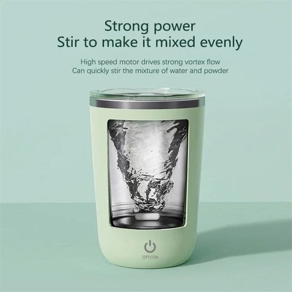 Automatic Mixing Cup Self Stirring Magnetic Mug USB Rechargeable Stainless Steel Milk Stirring Coffee Cup Water Cup 260130BJ
